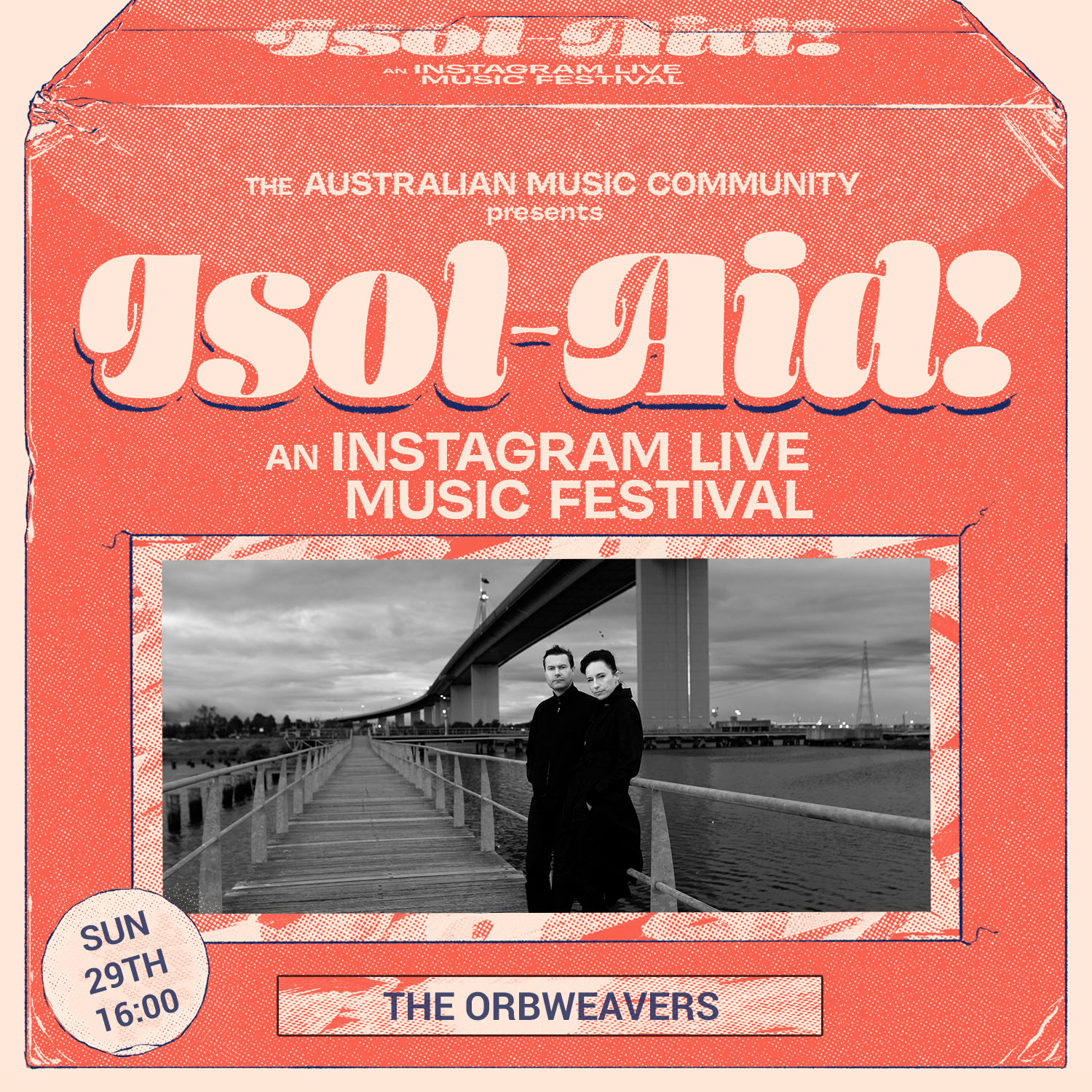 Isol-Aid! festival: The Orbweavers 4PM
